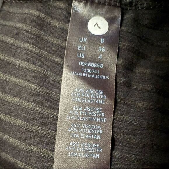 ASOS Design Black Ribbed Tall Leggings - Picture 4 of 5